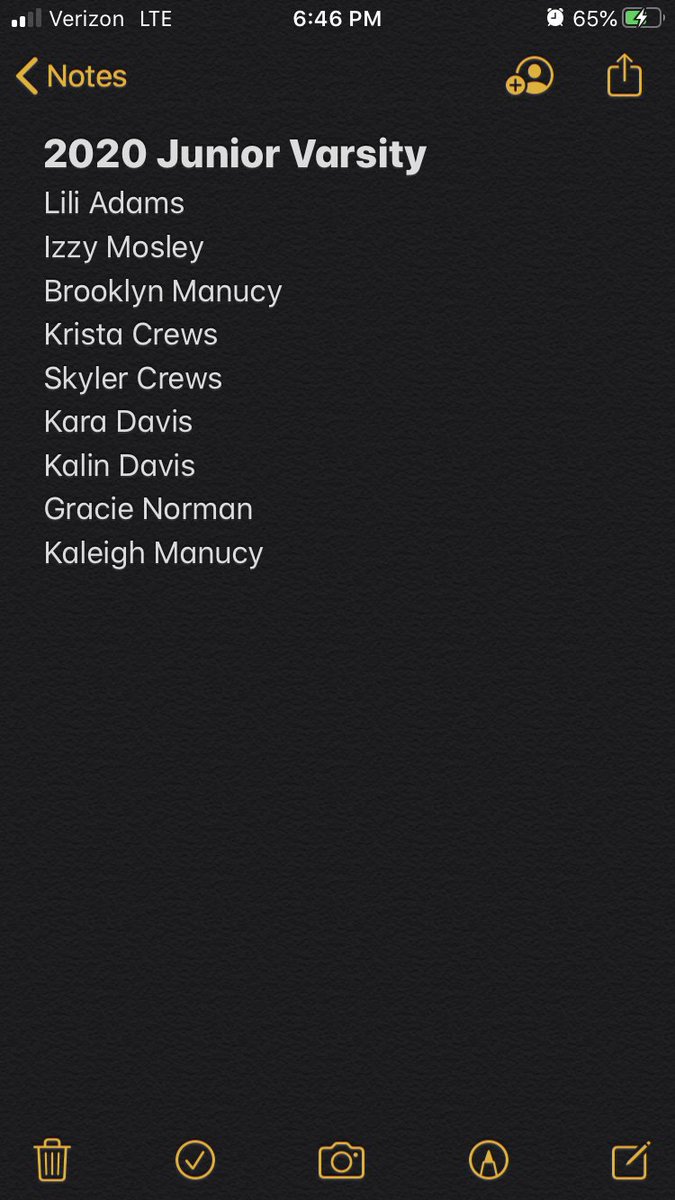 Congrats to our 2020 teams! Go Cats!!