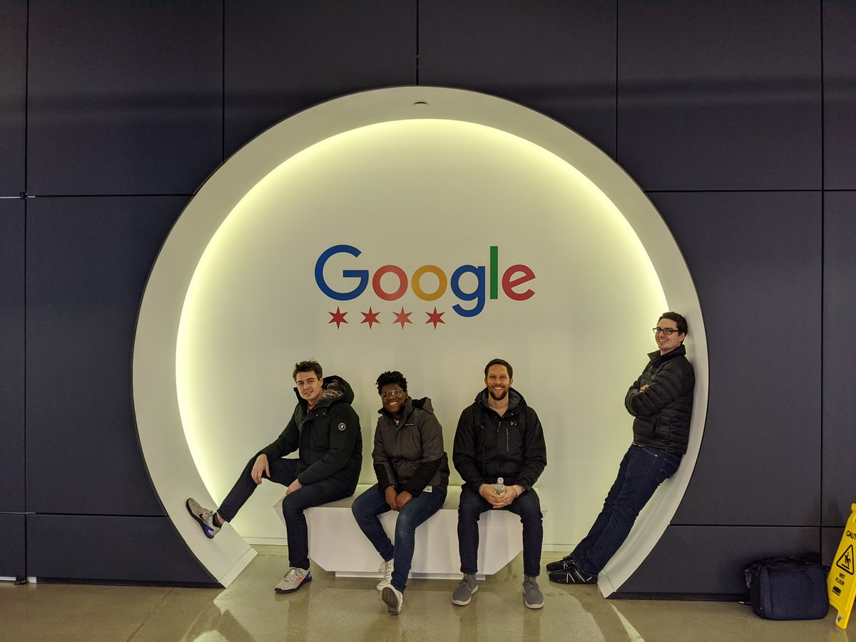 Screencastify's tweet photo. It was such a pleasure to spend the day at @GoogleForEdu Chicago hosting an #AnywhereSchool event with our friends at @Five_StarTech 

Now, we think we're ready to start our own band 🎸All name suggestions accepted ⬇️ https://t.co/OIBDTz7Kwk