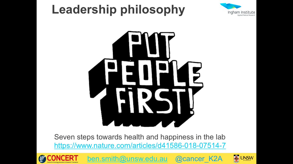 cancer_K2A's tweet photo. @HCRAAustralia Thanks for the opportunity @HCRAAustralia I've been fortunate to learn from great mentors like @Afaf_Girgis &amp; @CEwakefield &amp; the #AcademicChatter community. Here are my slides on building a happy &amp; productive #research team like the awesome one I'm part of https://t.co/j9IbebweaD https://t.co/x91oSOBOdO