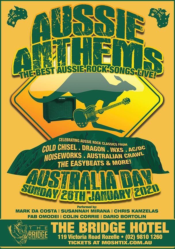 #aussieanthems this #AustraliaDay at the <a href="/BridgeHotel/">The Bridge Hotel</a> tix <a href="/moshtix/">Moshtix</a>