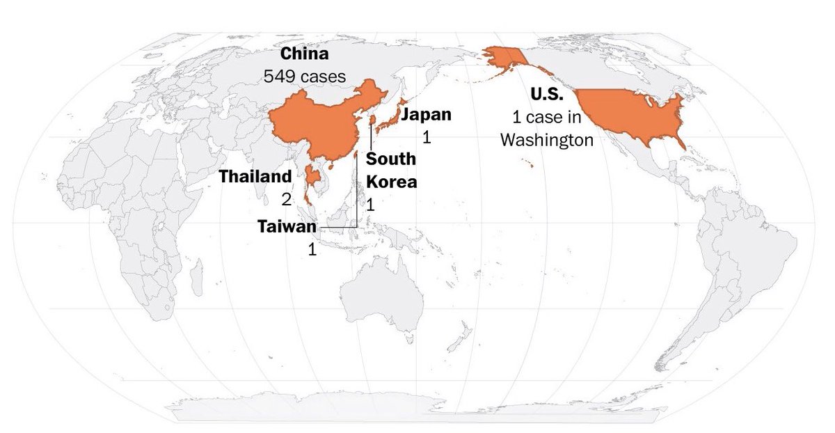 geoviews's tweet photo. Mapping the spread of the new coronavirus https://t.co/lqZoCdXgqb https://t.co/50yYHm6ZAZ