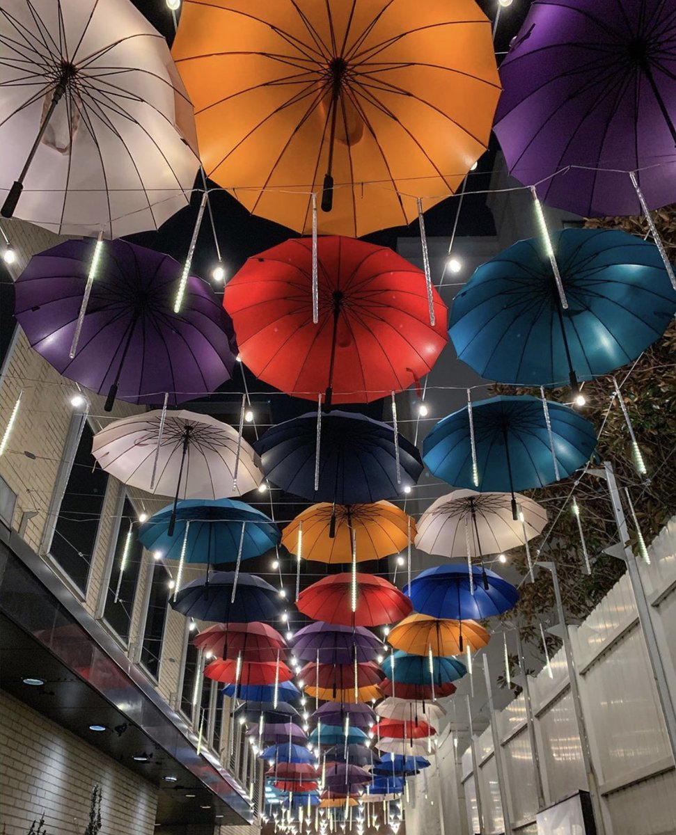 visitchatt's tweet image. The driest place to be in Chattanooga when it rains (@WestVillageCHA). ☂️   #ChattanoogaFun 📸: Sherayah