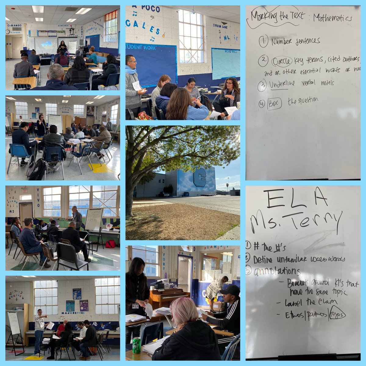 DrCDMendoza's tweet image. Compton HS is on the move! @AVID and #ELPAC Prof Devt today with our engaged teachers! Kiddos to our Awesome AVID Team for leading their depts! #markingthetext #WICOR @ComptonUnified @mrmicahali @AllejandAlvarez