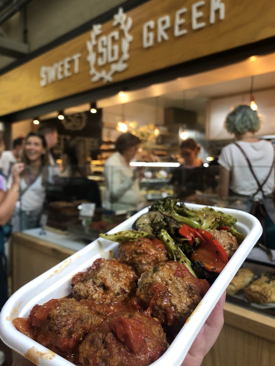 PrahranMarket's tweet photo. Market strolling past Sweet Greek and we just couldn't resist picking up a few of Kathy's amazing beef keftedes. That's lunch at the Market sorted! https://t.co/LVvH4T8hTm 

#keftedes #sweetgreek #lunch #eat #market https://t.co/psEczs2ivP