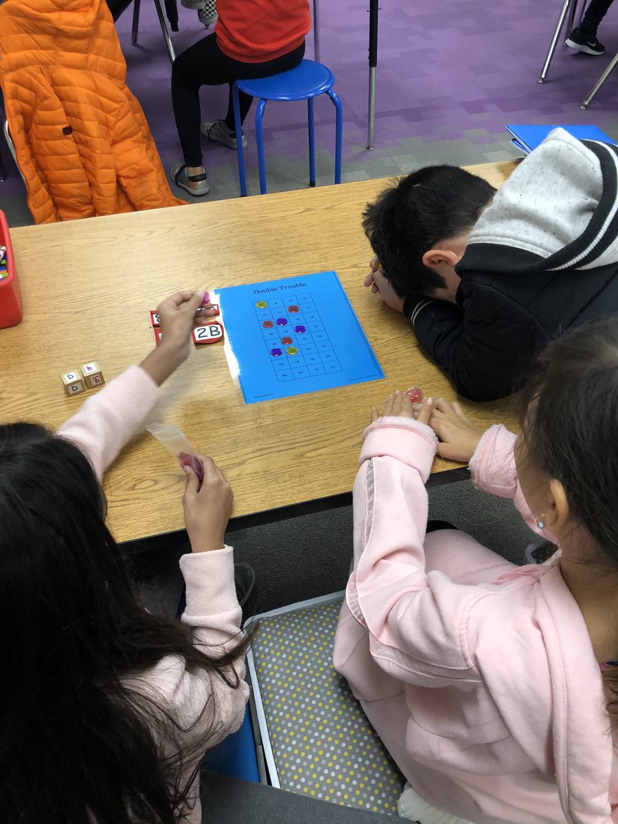 MsDuzich's tweet photo. Practicing our double strategies to build our fact fluency #boxoffacts @VaughnElemFISD https://t.co/dl33ts55CF