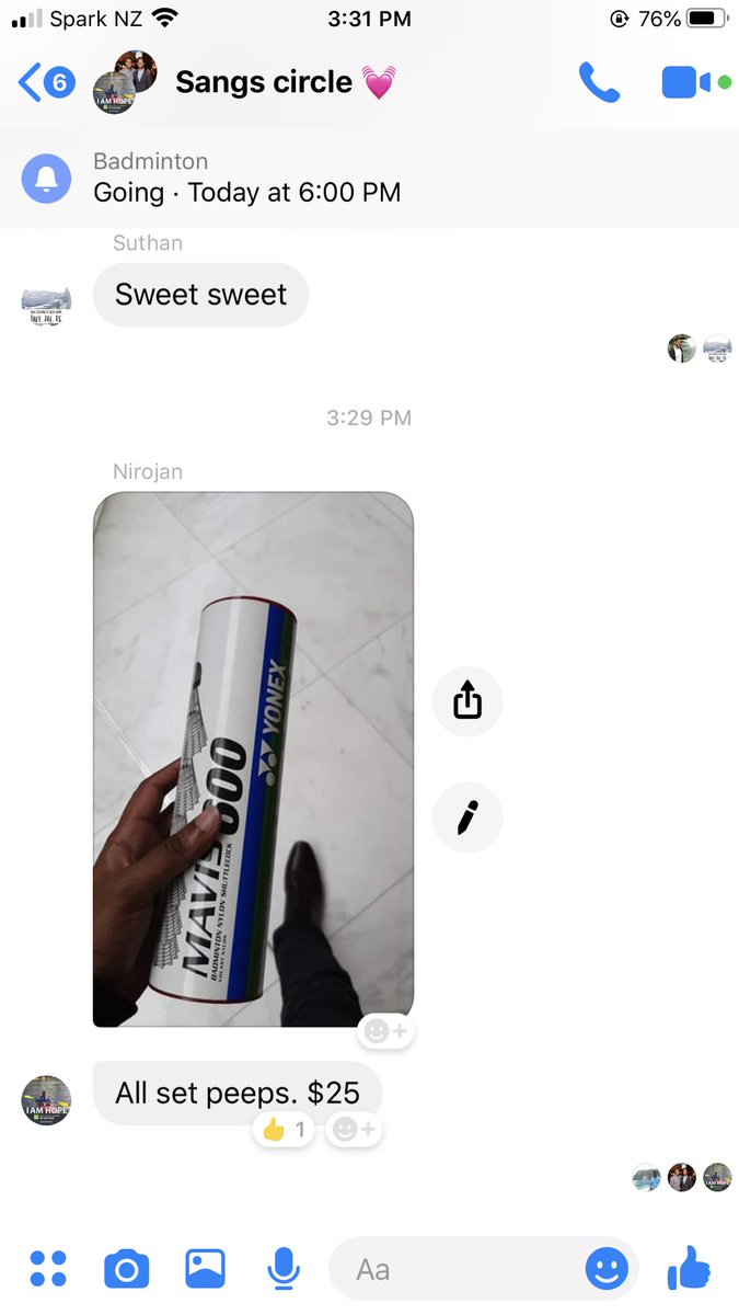 supersangshine's tweet photo. Mid life crisis is when we all get excited for a solid badminton session on a hump day  🙃 https://t.co/Za9H1MXB9W