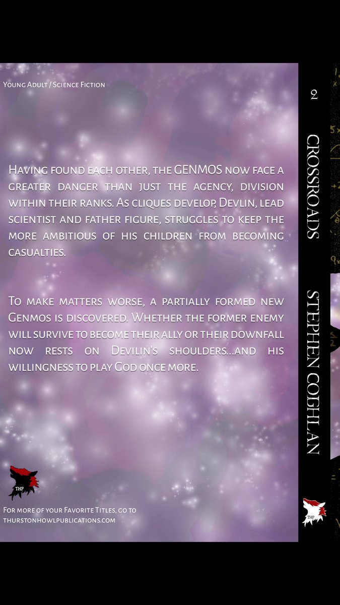 WordsBySC's tweet photo. It's here!
#CoverReveal
#Genmos book 2
Crossroads https://t.co/Dvpq3mWuZN