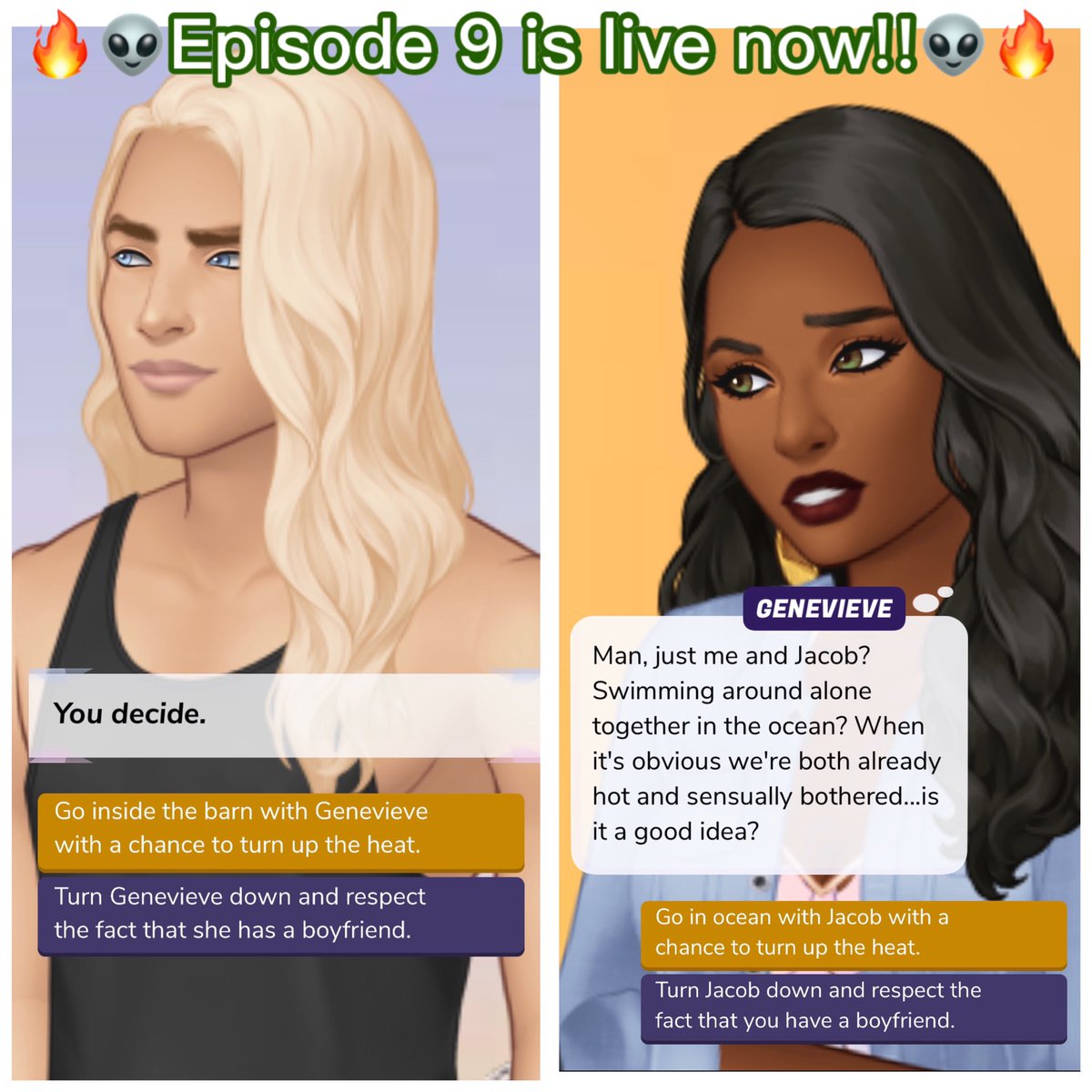NattyJamesEpi's tweet photo. If you’re a fan of @Episode I strongly recommend that check you out my story, Our Galaxies Intertwined: Alternate Universe as Episode 9 is absolutely 🙌🔥 #episode #episodeinteractive #episodelife #episodecommunity #episodeapp #episodeinteractiveapp #episoderecommendation https://t.co/LPDtZsRUHE