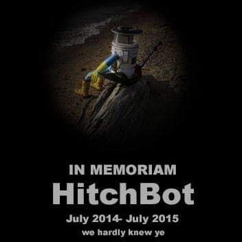 Kevin_Harron's tweet photo. It still hurts #riphitchbot #hitchbot https://t.co/0qSpXUgO7f