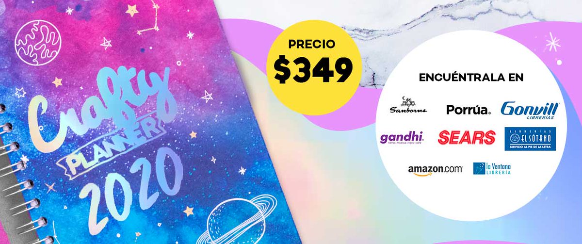 craftingeek's tweet photo. ¿Ya compraste tu #CraftyPlanner? La agenda más cool del 2020 incluye actividades para que planees tu año y cumplas todas las metas que te propongas! 😃
Encuéntrala en tiendas o en los siguientes enlaces:
✨ Amazon: https://t.co/lWBNZl9Xc8
✨ Claro shop: https://t.co/zHOkZCYlXc https://t.co/GLKb1Co4cP
