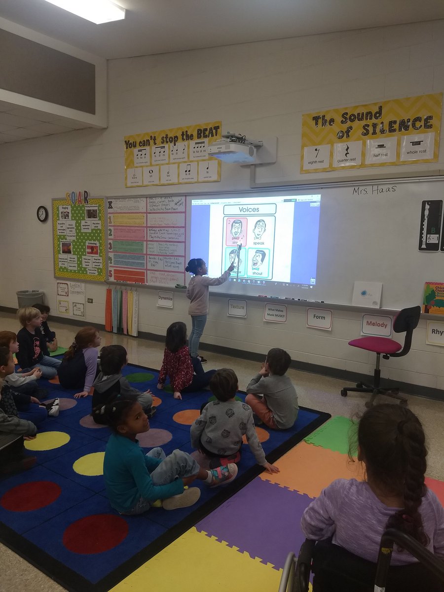 easleymusic's tweet photo. Kindergarten demonstrating their four voices with the ABC song. https://t.co/phDt6tBhqO