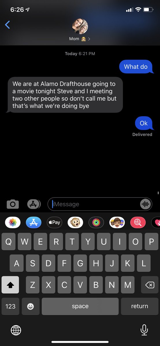 becbecbo's tweet photo. When even your mom swerves you https://t.co/PDq4ytRBAs
