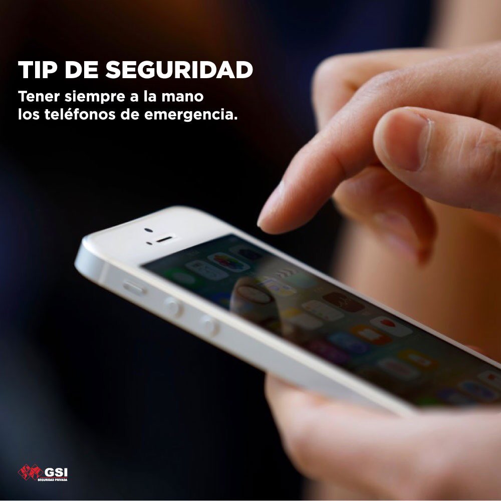 GSISP's tweet photo. El tiempo es una parte clave para emergencias. #gsiseguridad #gsitip https://t.co/hi7RH7tETU
