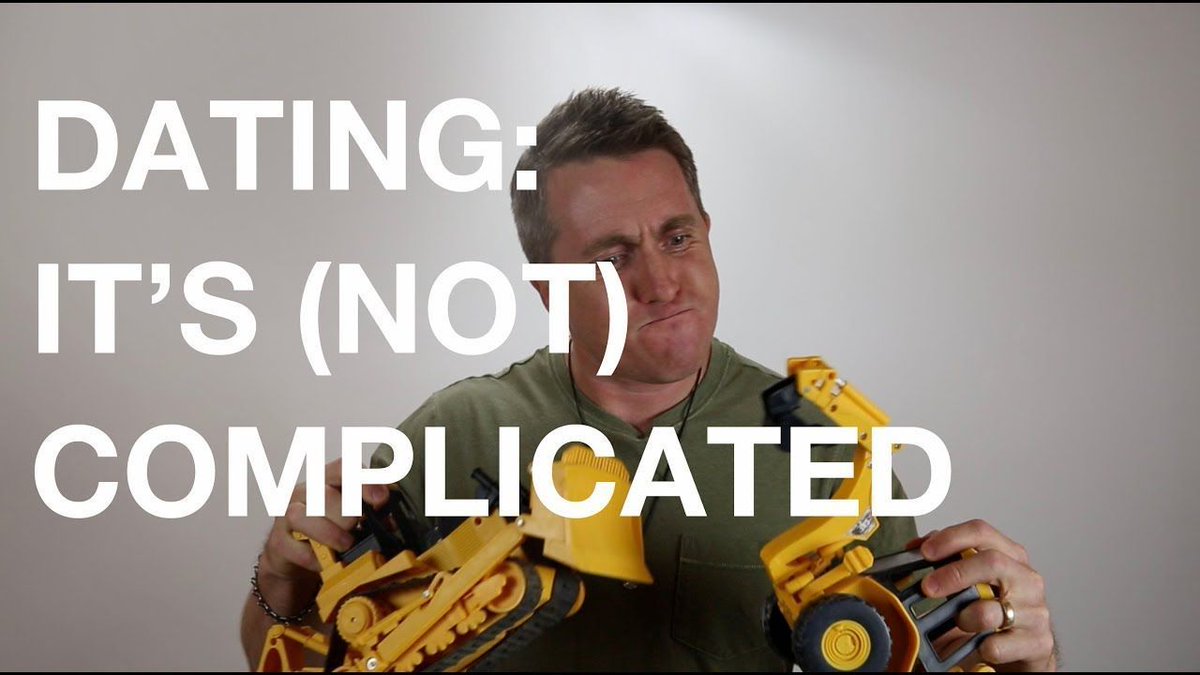 How can we  eliminate all the confusion and drama in modern dating? Watch this video.

Dating: It's (NOT) Complicated: buff.ly/2Z970S1