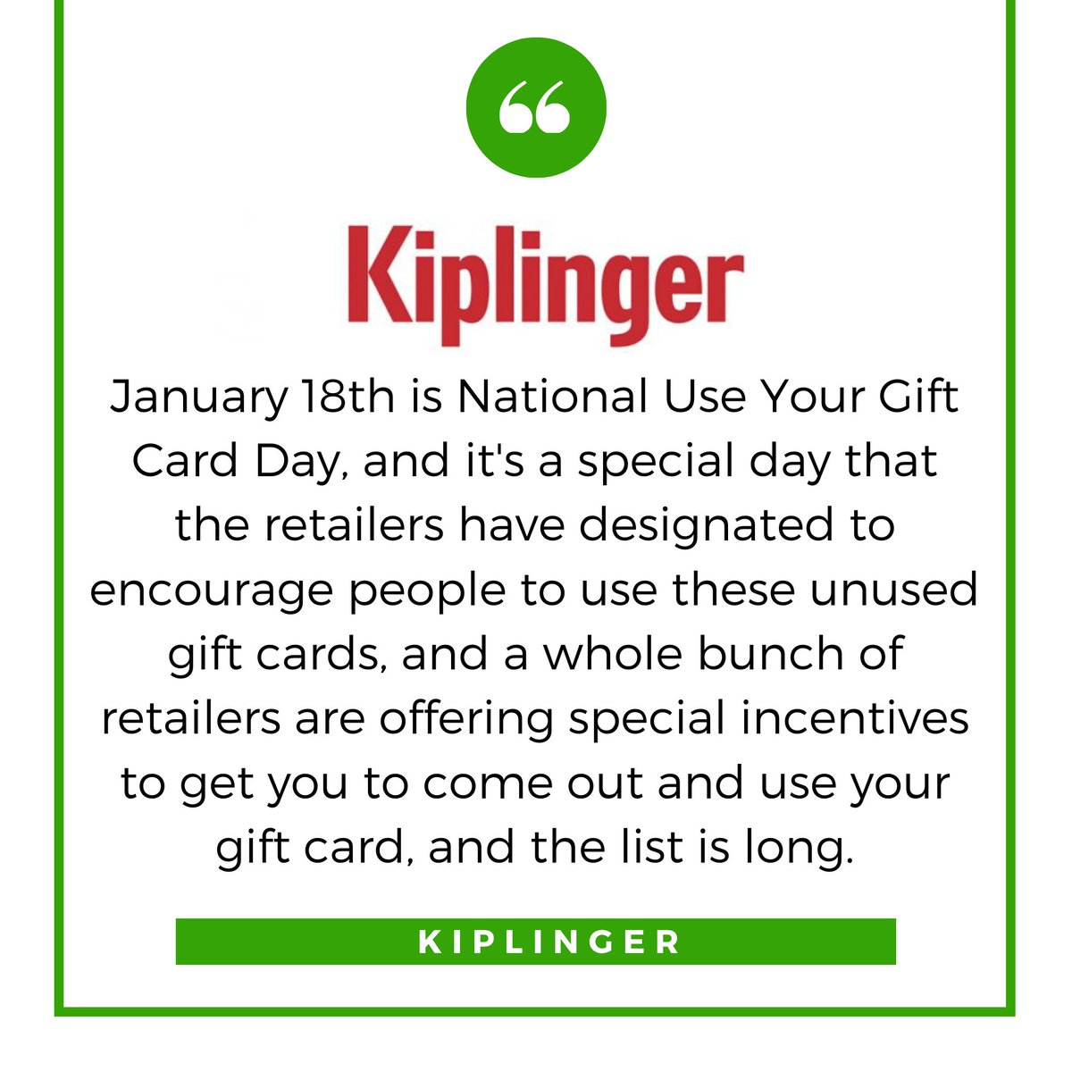 Use Your Gift Card tweet media