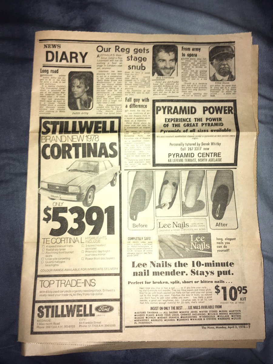 Found old newspaper clippings from 1978 cleaning out stuff yesterday still in perfect condition surprisingly considering the age. #OldNewsPaper