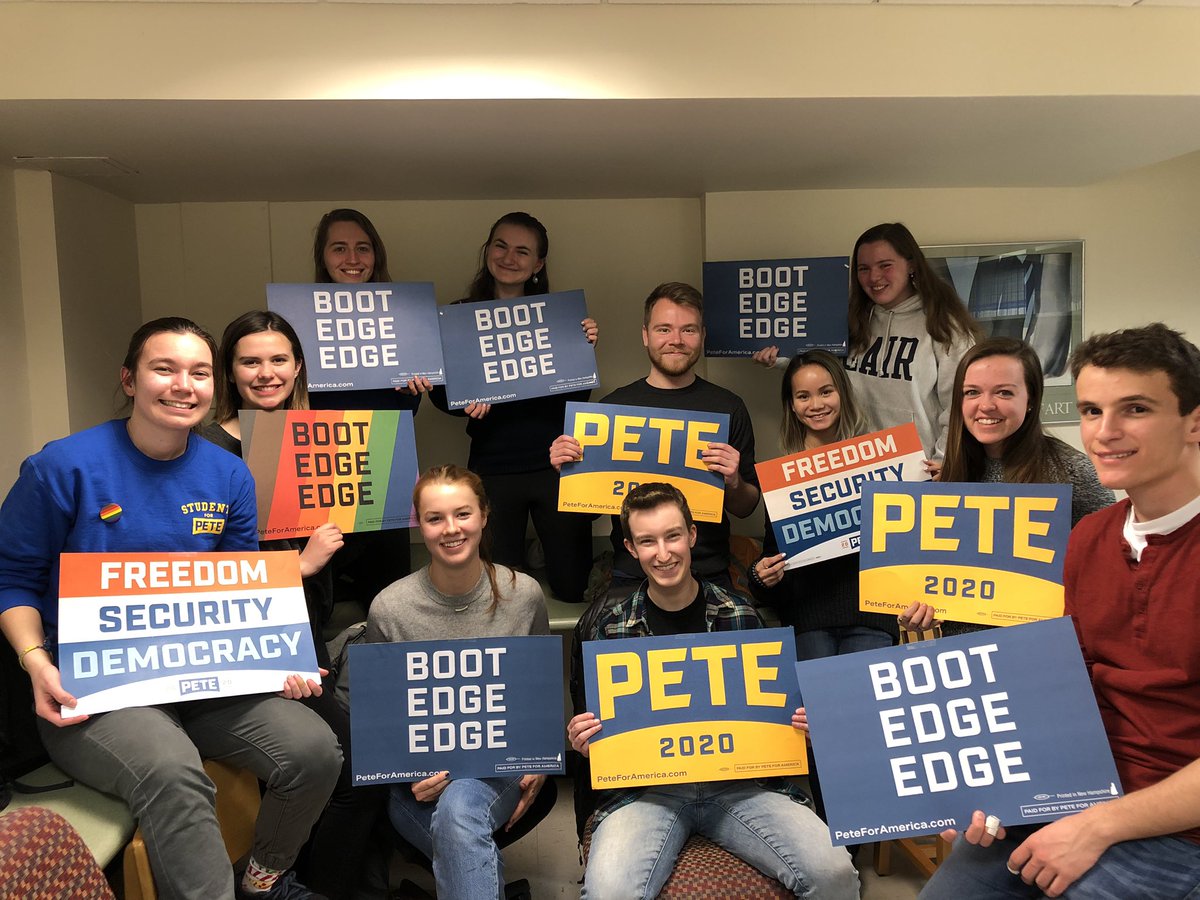 bu_pete's tweet photo. Great turnout for our Pete Up!! Thank you everyone who came and stay tuned for upcoming opportunities 🥰🥰 #CollegesForPete #BUForPete #StudentsForPete https://t.co/sHfQ9f8Hiw