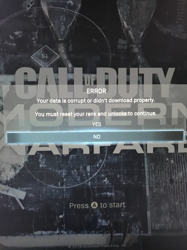 Hey <a href="/ATVIAssist/">Activision Support</a> I hit no.  My XBL gamer tag is D Rail71