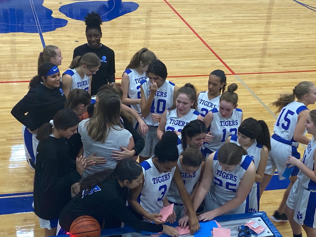 teamsteger's tweet photo. Couldn’t be more proud of these ladies and their coach! 13-0! Undefeated district champs!!@LeanderTigers @AthleticsLMS https://t.co/tP5s58VmQR