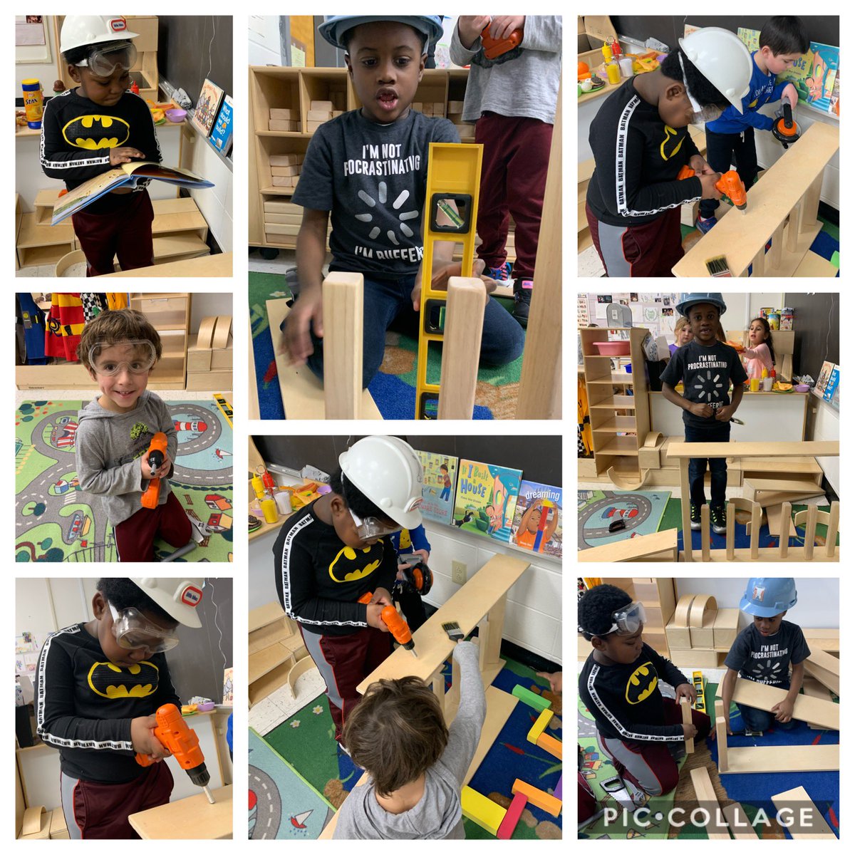 MTL_CSZumpettaK's tweet photo. After learning about architect Frank Lloyd Wright with @MTL_CS_Library, our own Room 2 architects were inspired to begin recreating Frank LLoyd Wrightβs Fallingwater house! π #zumpettaszone #CSTogetherIsBetter #blockcenter #architecture @TeachStrategies https://t.co/xkFV2VkRXt