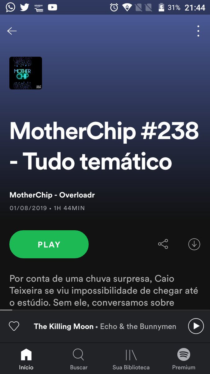 ayrtonde_souza's tweet photo. Maratonando outros episódios do podcast do @overloadrBR enquanto eles não postam o de hoje.
#Overlovers https://t.co/fes0a0knHm