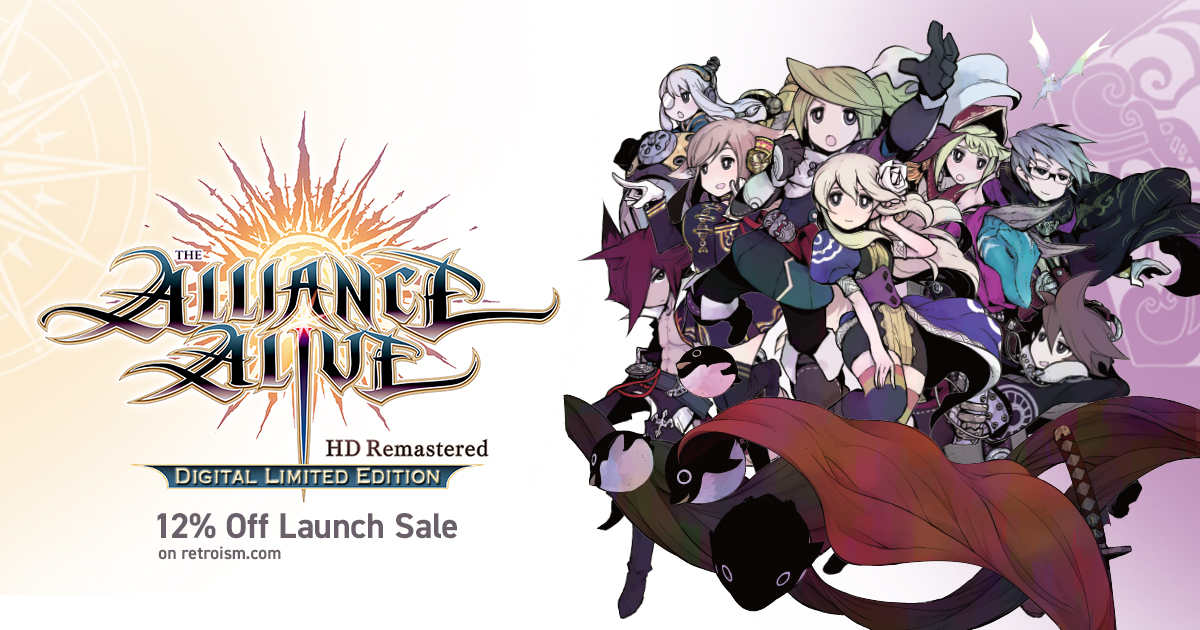 Launch Sale - The Alliance Alive HD Remastered Digital Limited Edition (includes soundtrack and art book), 12% off!
Rise up and ignite the resistance in The Alliance Alive HD Remastered! retroism.com/alliance-alive…… #AllianceAliveHDR #NISAmerica #JRPG #SteamDeals