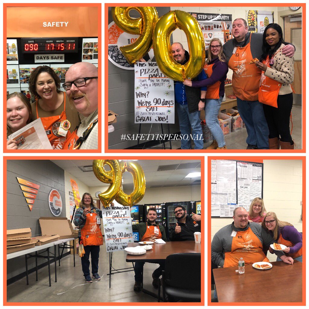 jane_pisani's tweet image. #Mighty07 celebrating 🥳90 Days Safe with pizza🍕!  #SafetyIsPersonal #WhyIWorkSafe @JMeyerTHD @ShayThomasTHD @DianeRaymond26