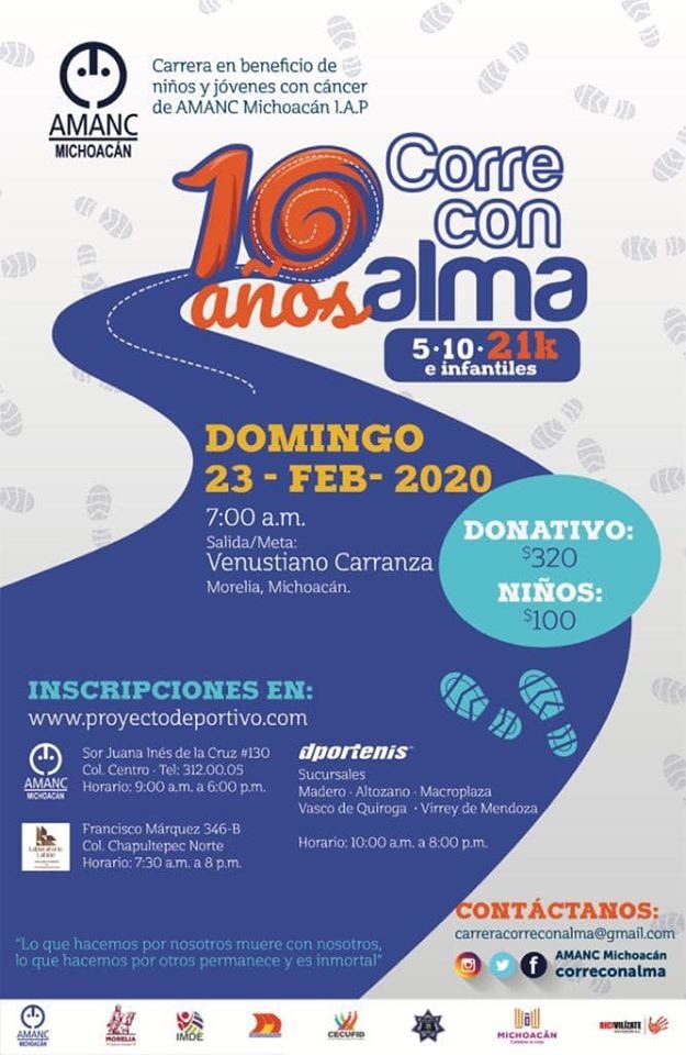 eldiariovision's tweet photo. Como cada año, te invitamos a apoyar la noble labor de la casa para niños con cáncer y sus familias, @AMANCMEXICO, inscribiéndote a esta gran carrera 🏃🏾♀️ 🏃 #CorreConAlma https://t.co/elooCwfuTd