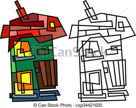 Little abstract house for a little abstract bitch