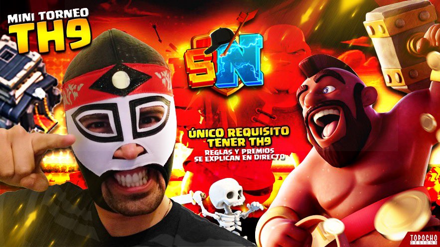 🛑LIVE🛑
🏆Mini Torneo de Th9🏆
<a href="/ClashofClansESC/">Clash of Clans ES</a> 
🥇Premio al 1er Lugar

Fuegooo🔥🤟🏼🔥

YouTube🔥
youtu.be/MygylkcYmKA
Facebook🔥
fbwat.ch/1gT1EXuq0XBCTS…
Twitch🔥
twitch.tv/shionwucoc