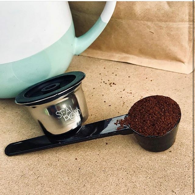 Regram via <a href="/takeoneholistic/">TakeOneHolistic</a>: “Stoked with my new Crema Joe reusable coffee pod.
—
One small pod may not seem like much but just like anything, it can certainly add up over time.
—
Very pleased to be able to mitigate 
something else from landfill and instead use this fresh st…