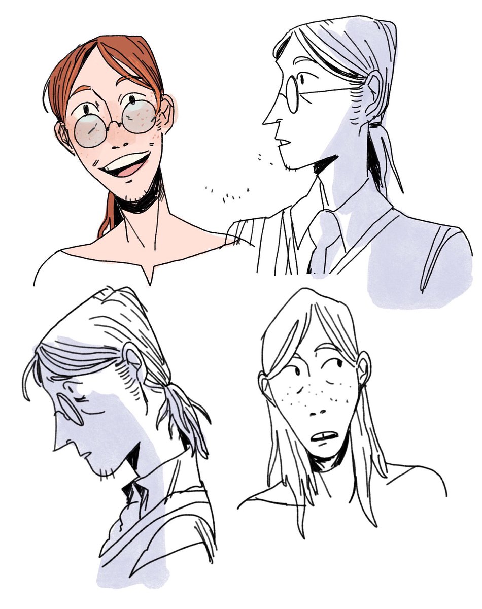 Oh these are some really old Seymour studies lol back when I thought I would be doing the comic in color lol 
