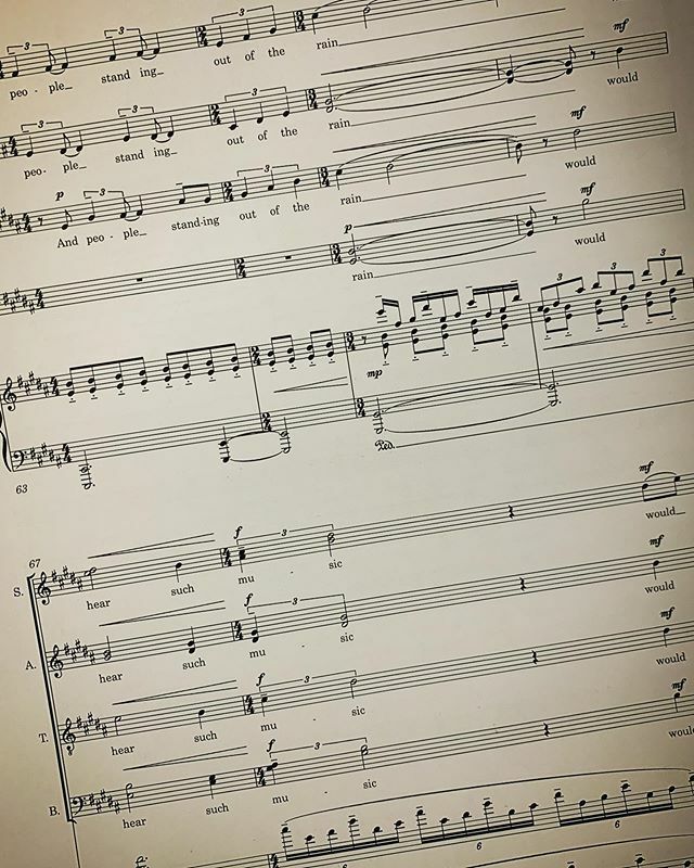 One of my goals last year was to write a piece for choir. It was an unusual challenge to give myself permission to be more vulnerable in my writing (sometimes it’s just easier to hide behind fast notes and loud sounds), but luckily some very smart and ta… ift.tt/2uu9goT