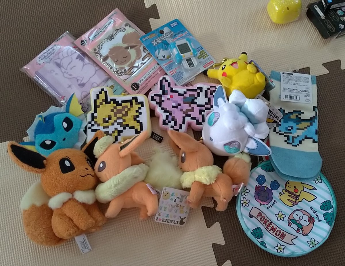 ぐでmam 取引専用 譲 ポケモン 異種 グッズ 交換 アミューズメント ぬいぐるみ ポケモンセンター 詰め放題 ドット イーブイ ブイズ 一番くじ ハンドタオル コインケース アローラロコン