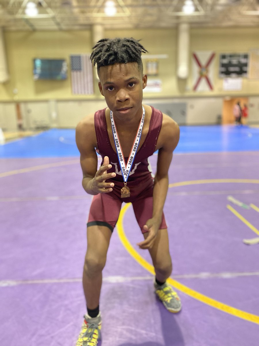 MrJessRivera1's tweet photo. Congratulations to Wildarion Adams for winning a bronze medal in the 120 weight class at the TC TOURNAMENT #TheWESTPrepMagnet #FPWA #WESTPrep #TheWESTPrep https://t.co/Xr4U58I6T8