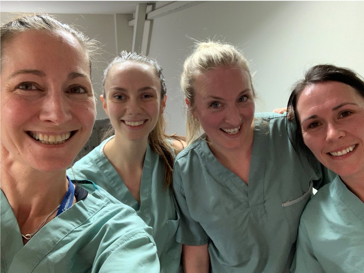 _nlma's tweet photo. Anesthesiologist Dr. Sonia Sampson provided these photos of the Janeway Perioperative Team who worked long hours during the #nlstorm2020 State of Emergency. Thank you all for your dedication to your patients! https://t.co/wbLRJQXMl1
