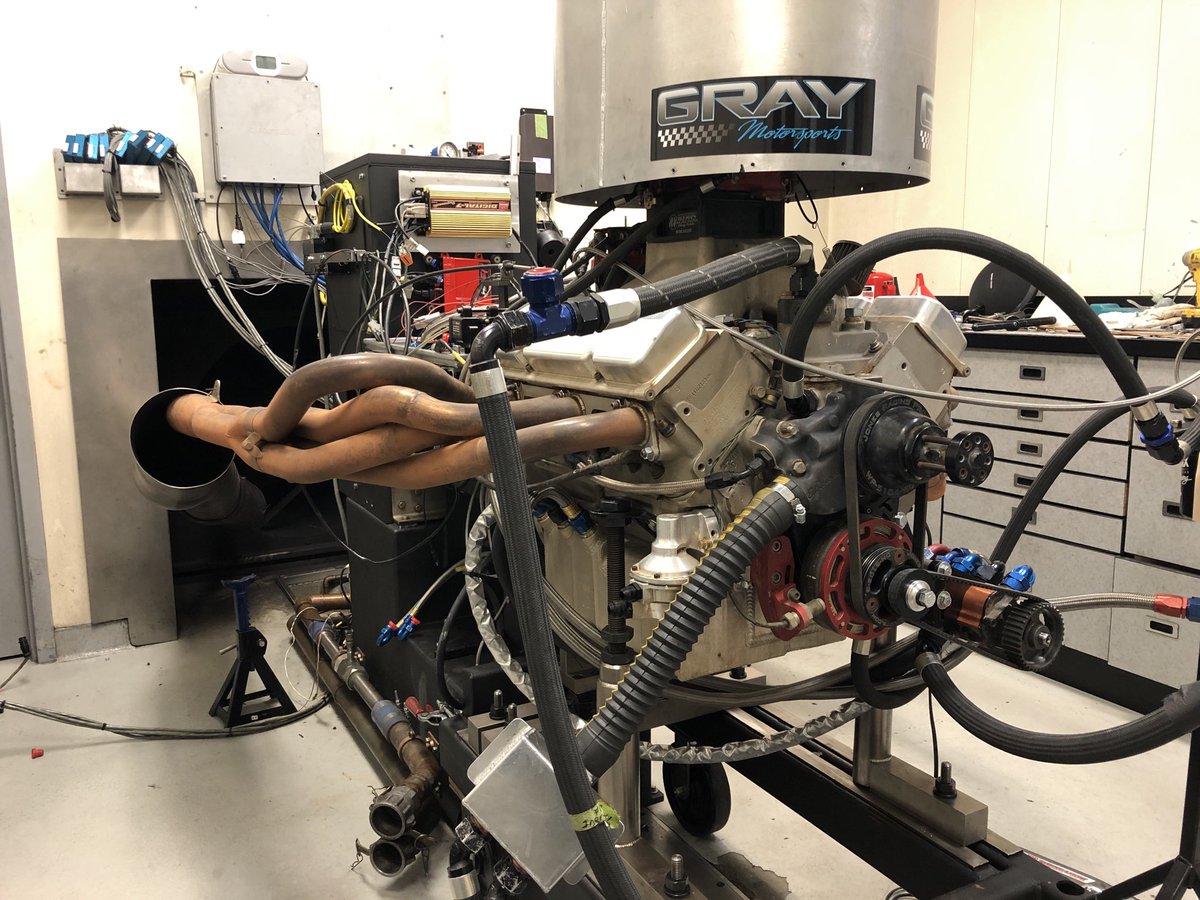 Doing a pre tear down dyno evaluation on a dirt late model engine we have in the shop for an upgrade.