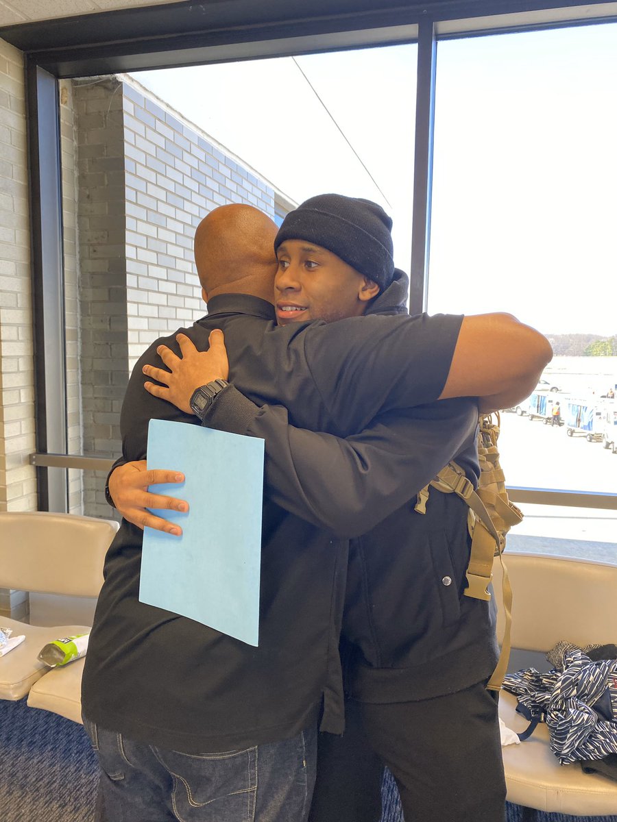 ProphetBoyce's tweet photo. Son headed to booth camp. Army Strong. Proud of this man. https://t.co/SlHF3gEuLg