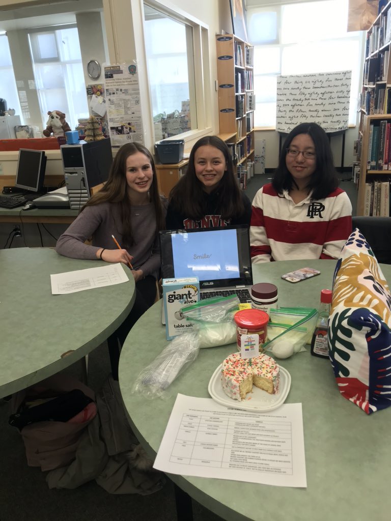 lauren_mackay04's tweet photo. Super fun getting to talk about our project today at the Social Science Fair!! We made a cake and each ingredient in it represented one of the school boards exit outcomes (digitally fluent, resilience, etc)! #SocialSciences #cake #sciencefair #baking @JimWatsonOttawa @OCDSB https://t.co/h4oyiwkj2P