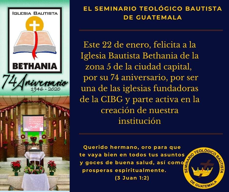 Seminario Teológico Bautista de Guatemala 🇬🇹 on Twitter: Seminario Teológico Bautista de Guatemala 🇬🇹 on Twitter: