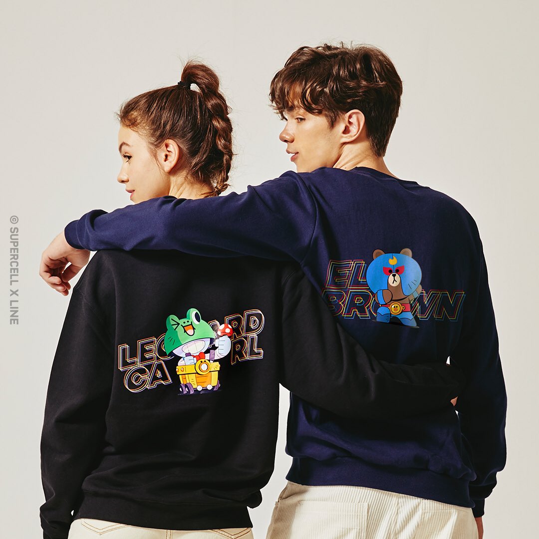 LINEFRIENDSinfo's tweet photo. 이대로 텐션 유지해!
#브롤스타즈 X #라인프렌즈
패션 컬렉션 출시!

입고 싶은 대로, 메고 싶은 대로
나만의 브롤스타즈 스타일을 표현해 봐!

지금 구매하러 가기 >
[Korea]
https://t.co/rPUbN0ylyG 
[Global]
https://t.co/MuGNhnhNm7  

 #18REGIONS #GLOBALSHIPPING #BRAWLSTARS #LINEFRIENDS https://t.co/rvgLnU0Q9d