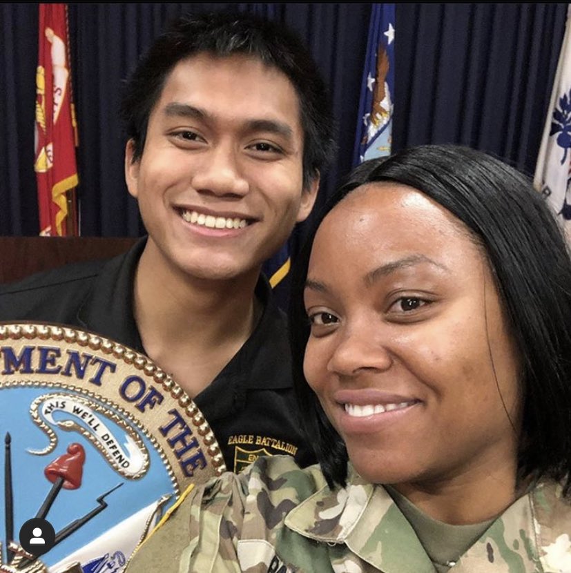 Eb4lEnloe's tweet photo. Congratulations to @FnuNivo  for swearing into the Military today!!! We wish you nothing but success on your upcoming journey🇺🇸❤️!! #GoArmy https://t.co/ftVUbBhuj6