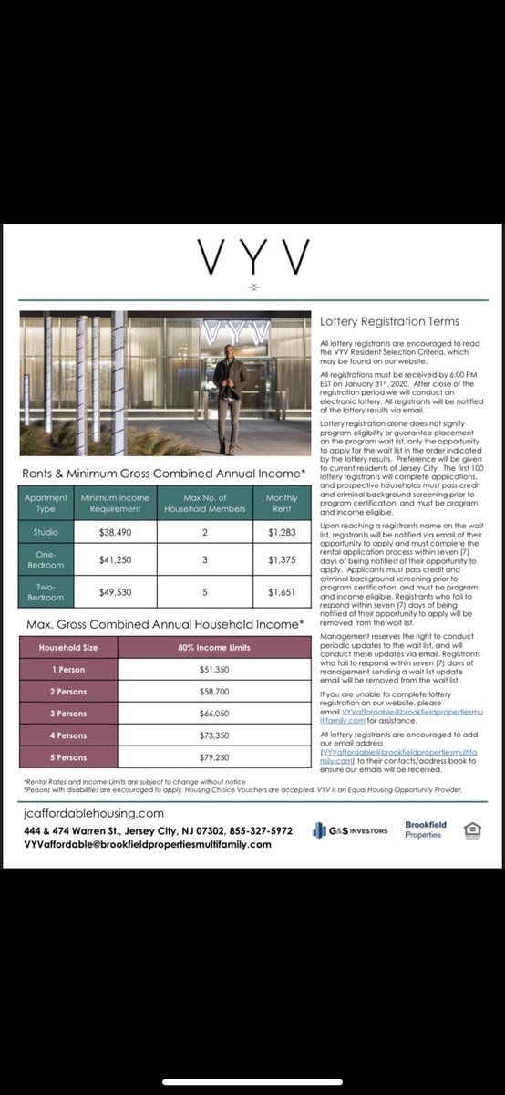 SolomonforJC's tweet image. Please check out this opportunity for affordable housing! VYV’s affordable housing waiting list is closing soon. I want to share this information and encourage anyone who is looking for housing to apply!