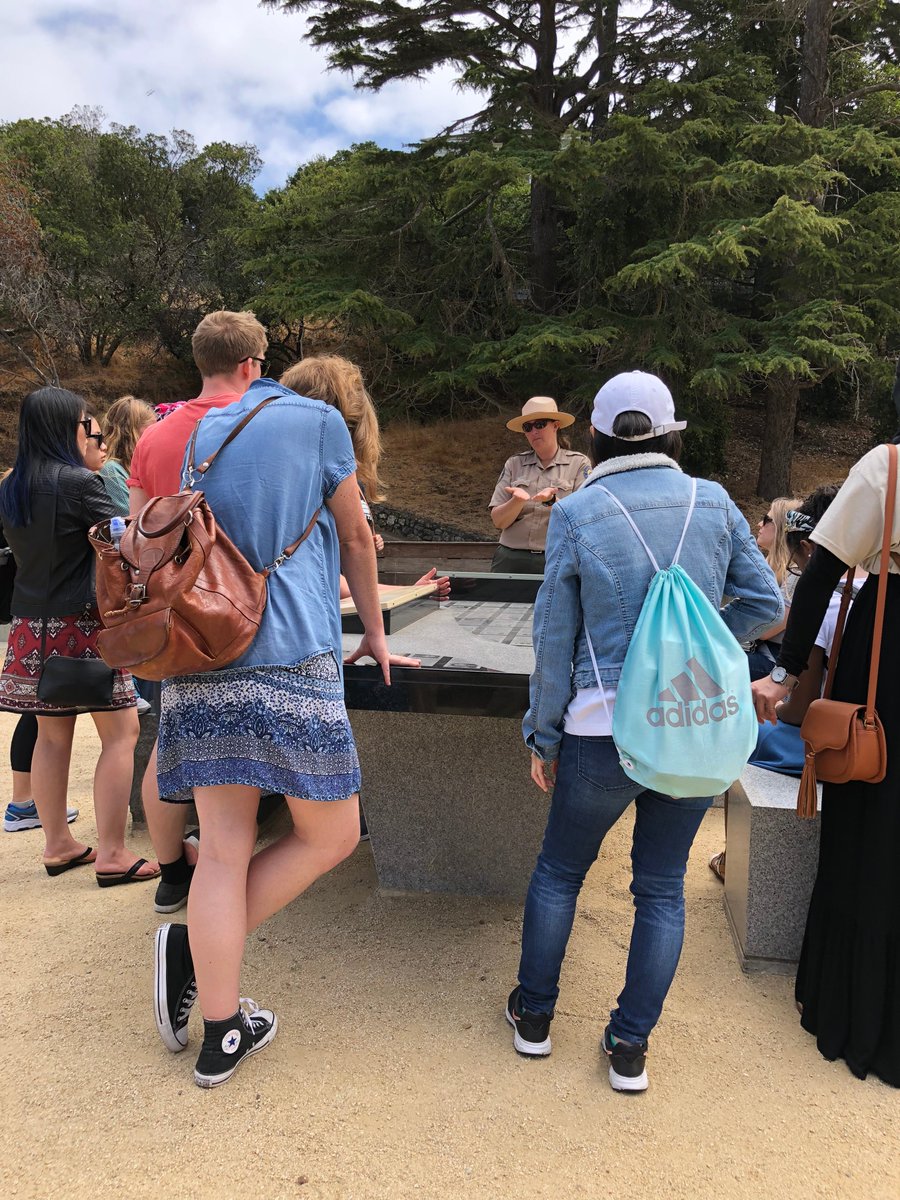 SMUHRP's tweet photo. January 21st marked 110 years since the opening of #AngelIsland Immigration Station. #SMUHumanRights visited the site during our 2019 #APIA Pilgrimage to Cali. We honor the experiences of the island's incarcerees–whose stories are memorialized by poems they carved into the walls. https://t.co/GojgDZ2vLE