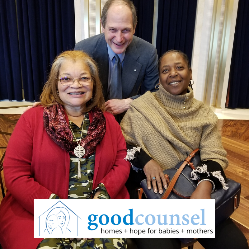 ChrisBell4Life's tweet photo. Good Counsel COO, Sandra Jones &amp; @ChrisBell4Life, President with @alvedaking in Washington, D.C., leading up to the @March_for_Life coming together to strengthen each other toward helping mothers &amp; babies and bring an end to #abortion.  #LifeEmpowers #LoveThemBoth https://t.co/HdeBJ2xl9B
