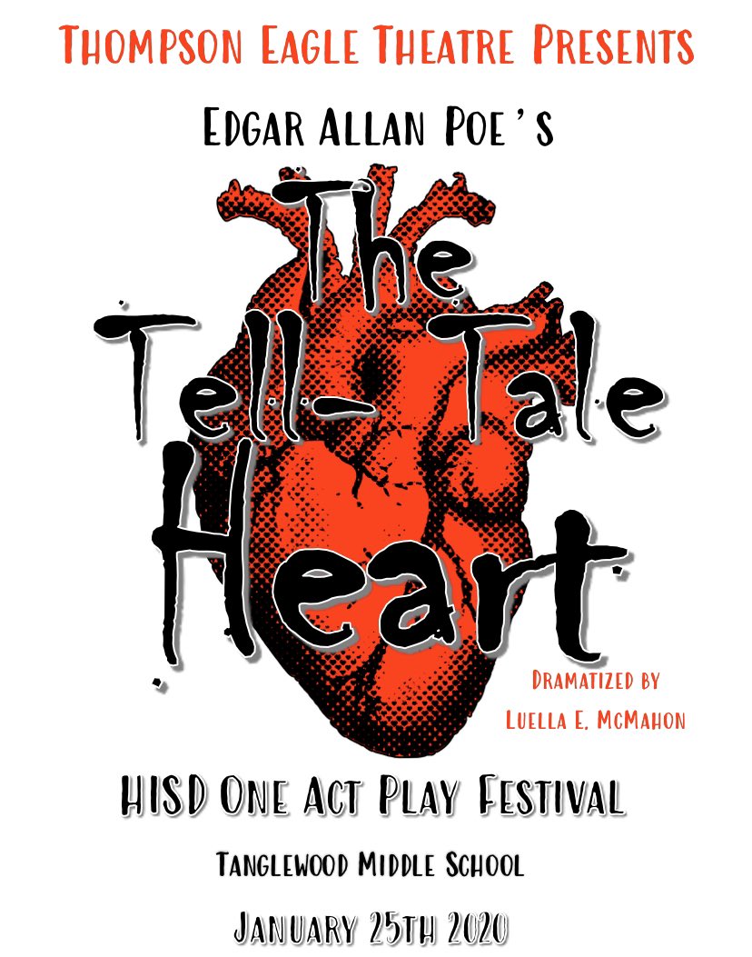 TheatreThompson's tweet photo. ATTENTION!! 
This Saturday our scholars will be participating in the HISD One Act Play Festival held at @TanglewoodMS! The first performance is at 9am and Thompson performs 4TH!!! 
@Thompsonhisd @brame_manuel @SamuelBrazielSr @HISDFineArt @JB_HISD_Theatre https://t.co/qSgSU9ttPg