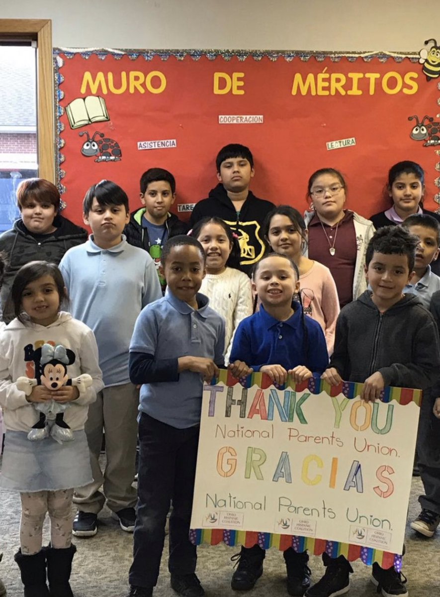 radiokeri's tweet photo. Thank you so much to our friends at the Ohio Hispanic Coalition and the children and families in Columbus, Ohio who made us this wonderful picture. We love you. We see you. We stand with you in this beautiful movement we are building together. #ParentPower2020 @NationalParents https://t.co/VdIHKYMsoY