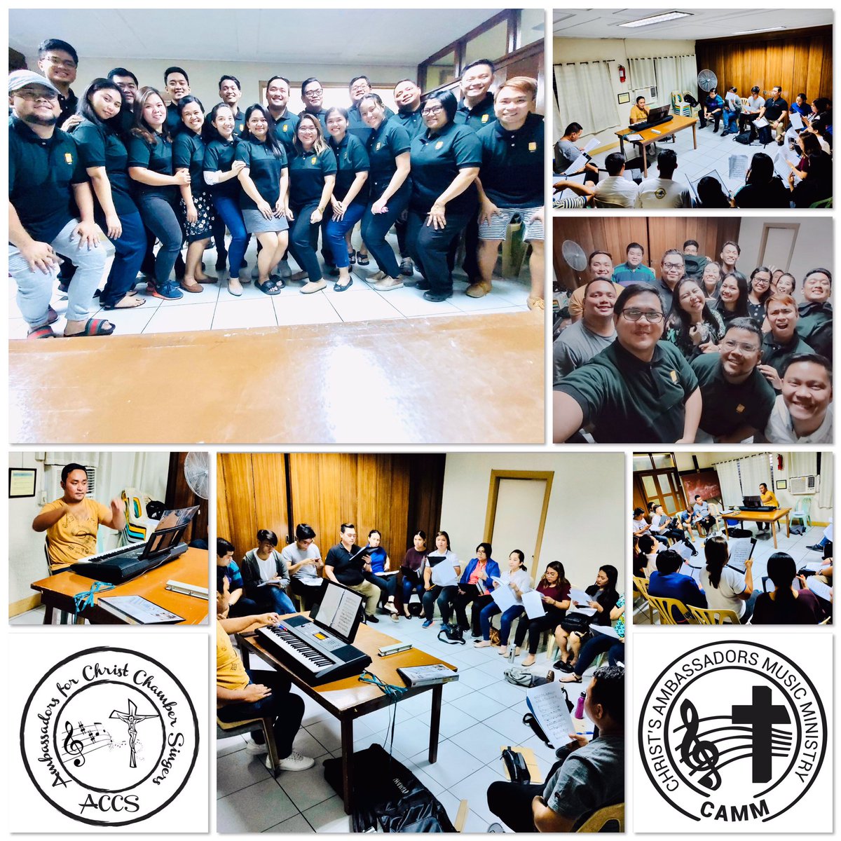 YMACmomqpm's tweet photo. The #ACCS and #CAMM (Rep.) Weekly Rehearsal.
Jan. 22, 2020 at the Diocesan Shrine of Jesus the Divine Word, Quezon City.
#YMAC #WPT #ShareGODsGift #SingForTheGloryOfGod #EmbracingMusic #OneAccordForCHRIST
#YAC #toGODbetheglory #allforthegloryofGOD
#cammprogress #cammrocks https://t.co/dC4qatG2Sk