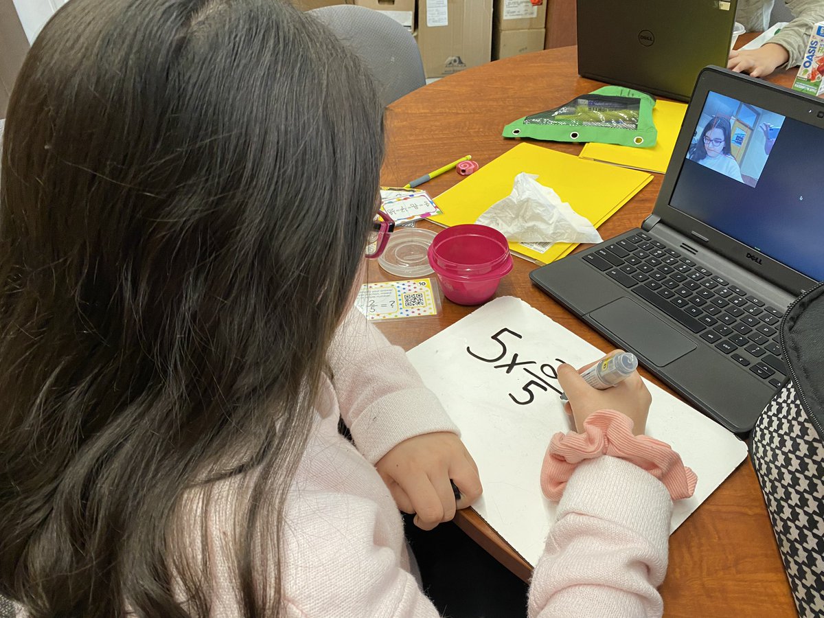 MsJennsClass's tweet photo. Acceleration today focused on reviewing for a test on fractions. Extra practice never hurts! @PET_EMSB https://t.co/Pi9T8WklsQ