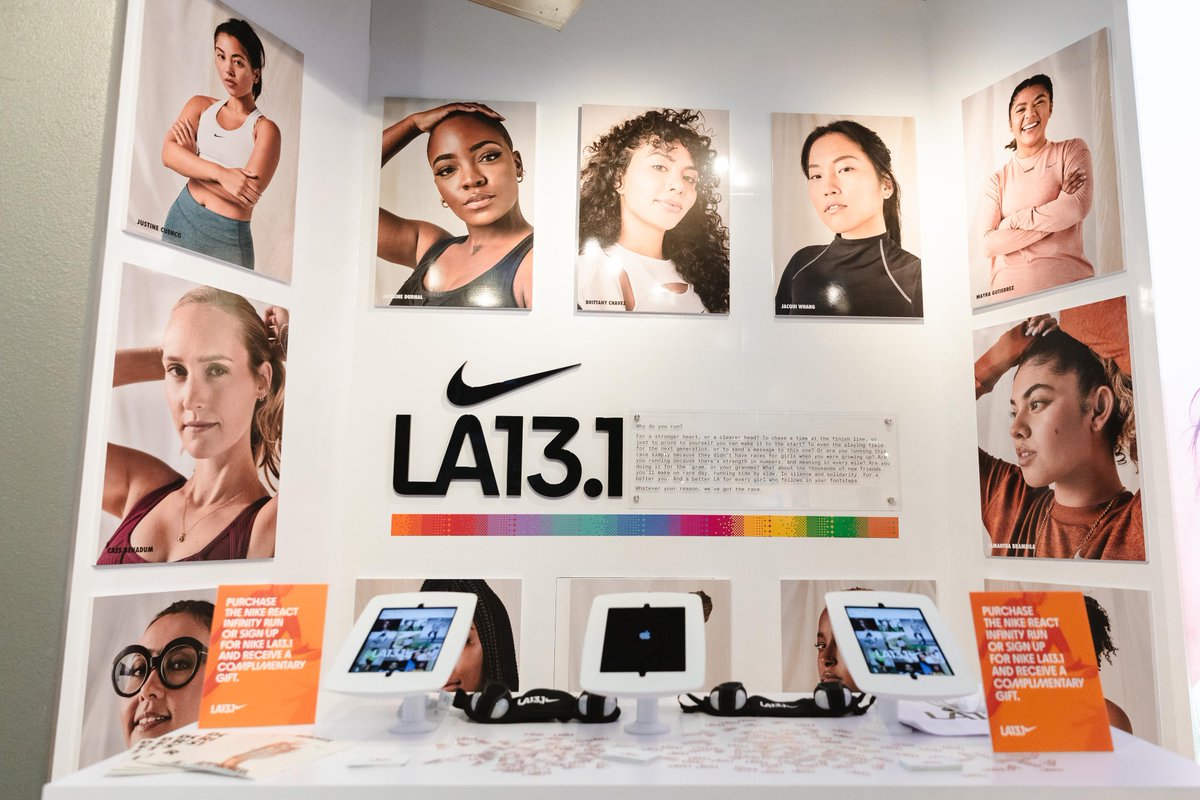 LA 13.1 Race Hub is now open at Nike 